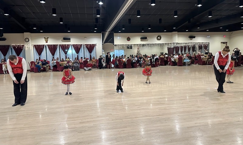 2025 Holiday dance showcase at DanceSport Club in Houston